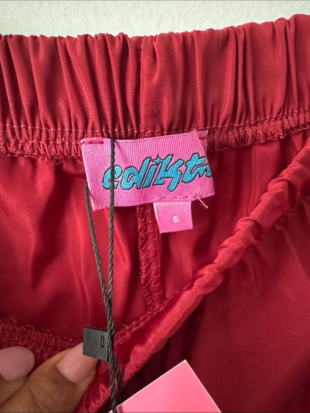 Edikted Remy Bow Ribbon Track Pants - Picture 6 of 9